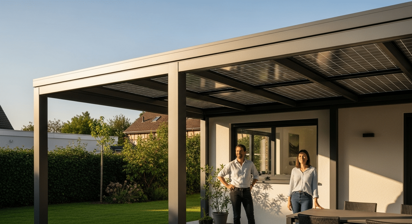 Pergola photovoltaïque à Strasbourg : optimiser orientation et ombrage pour rendement